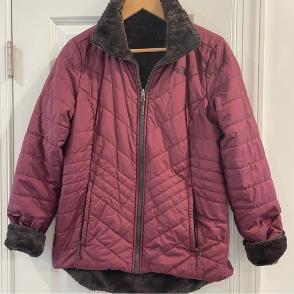 💗 EUC NORTH FACE REVERSIBLE WOMANS JACKET SIZE M